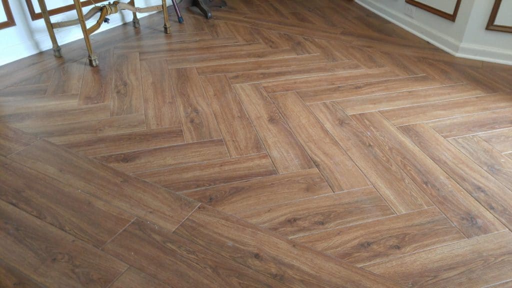 Herring bone tile pattern