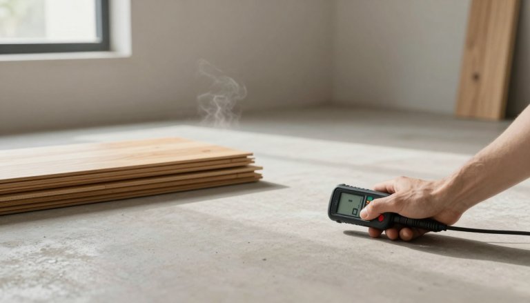 Moisture testing methods before installing hardwood in basements