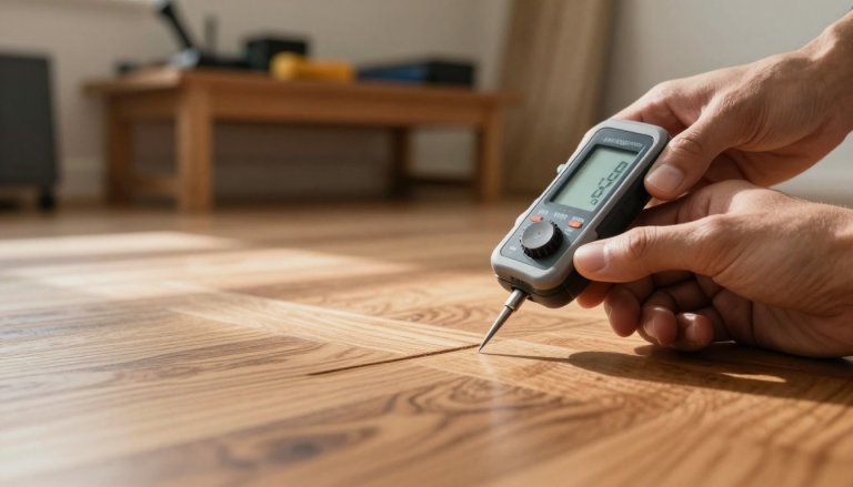 Pin vs pinless moisture meters for hardwood, when each gives bad readings, and how to double-check fast