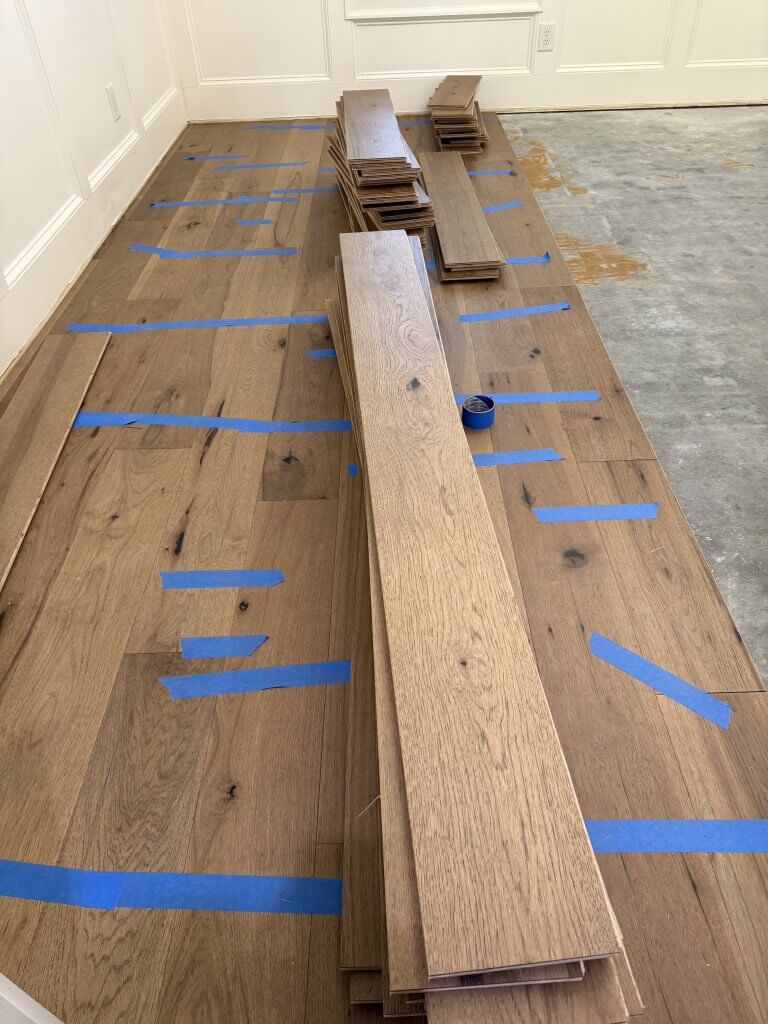 Engineered wood floor installation Cumming Ga