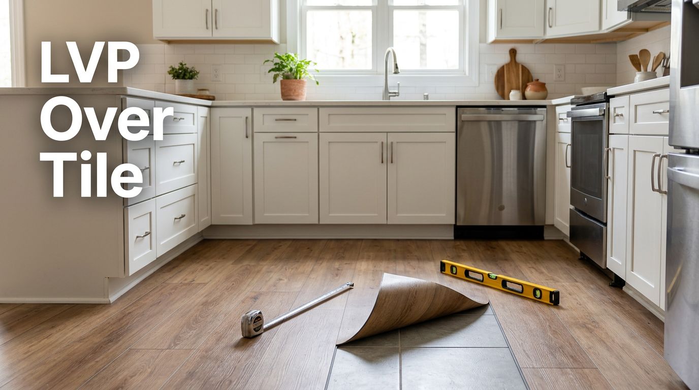 LVP over tile