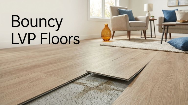 bouncy LVP floors