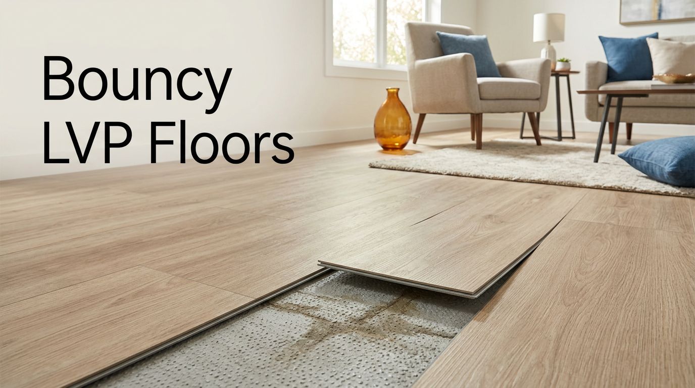 bouncy LVP floors