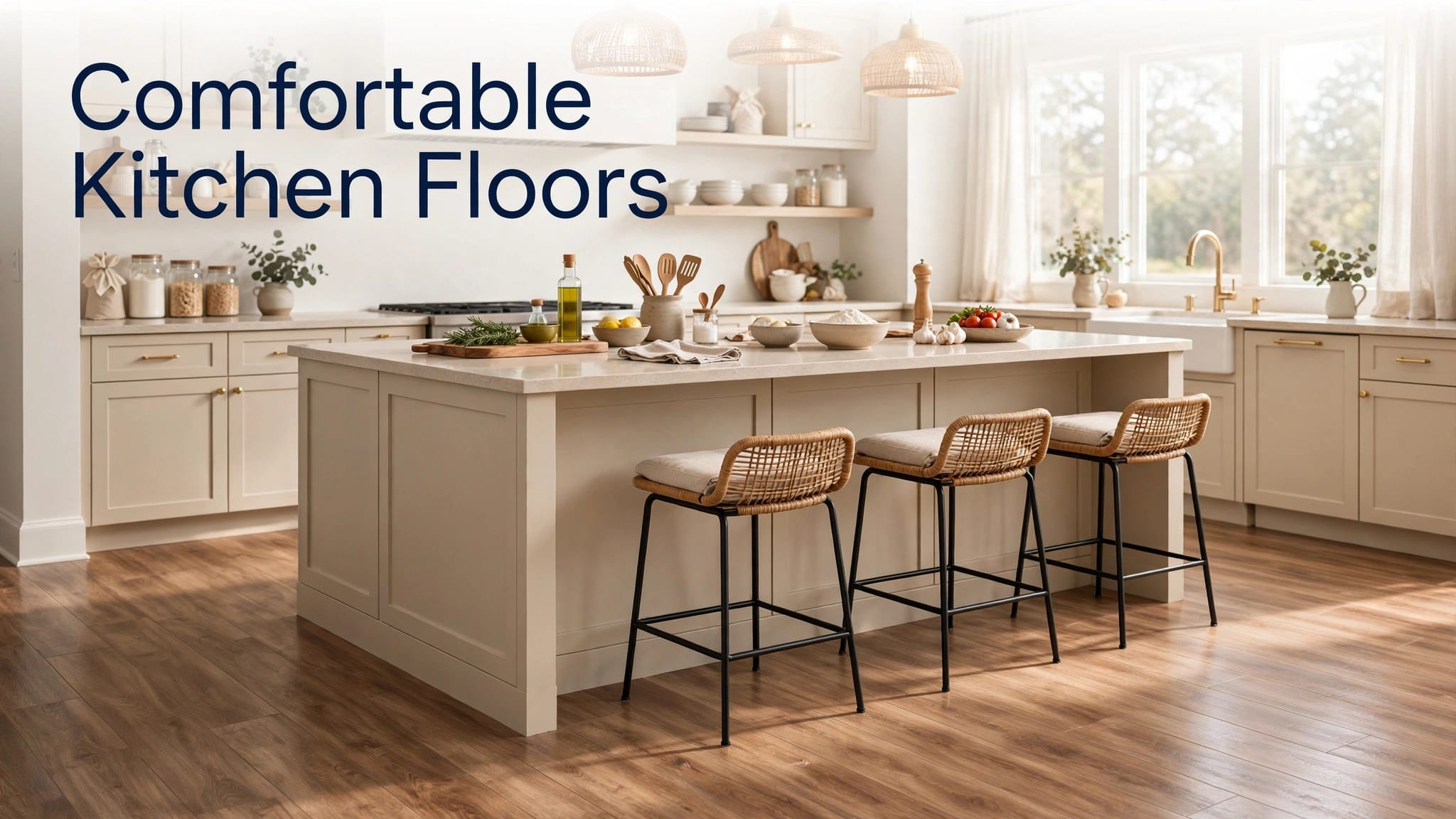 comfortable kitchen flooring
