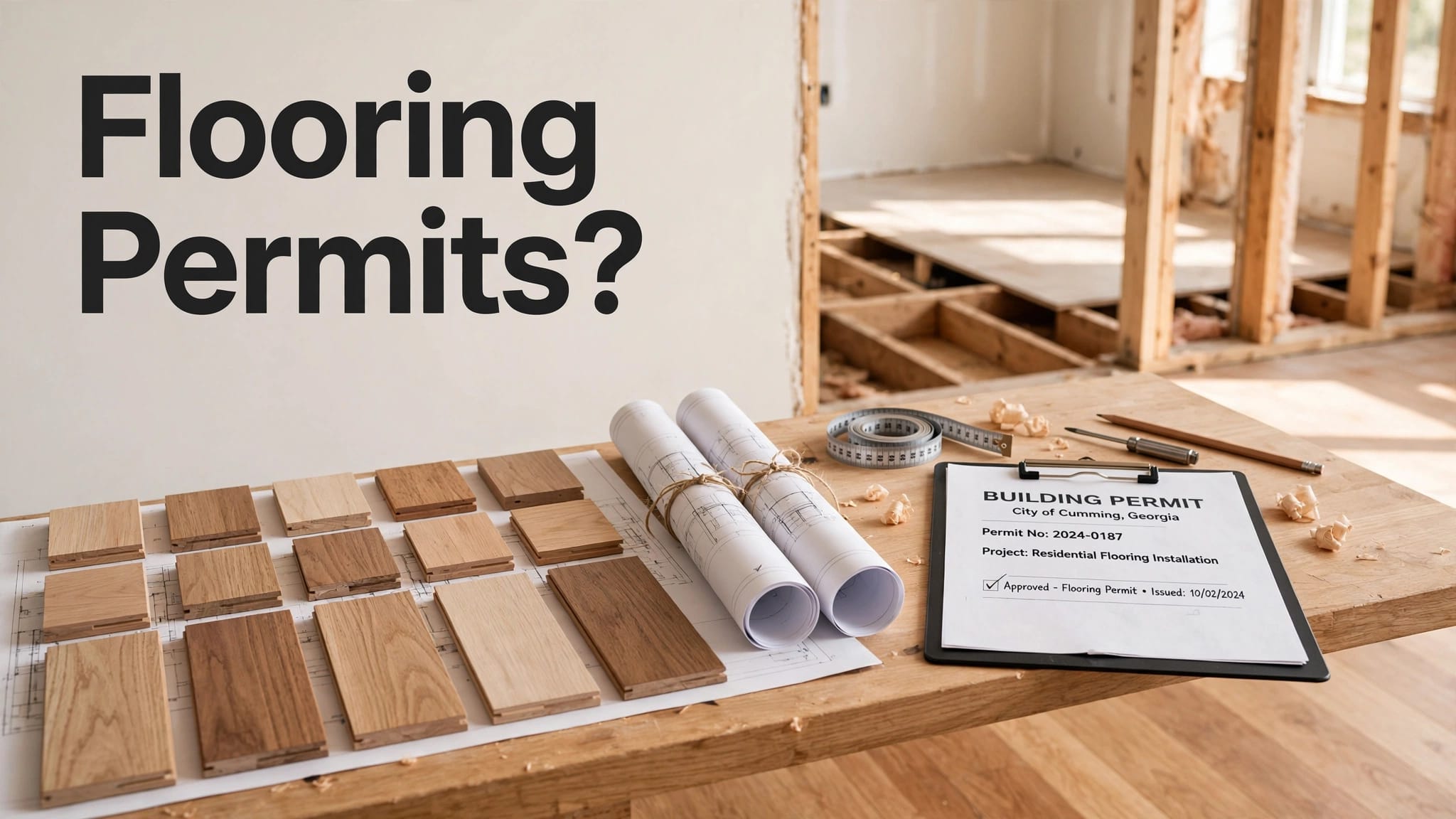 flooring permit Cumming GA